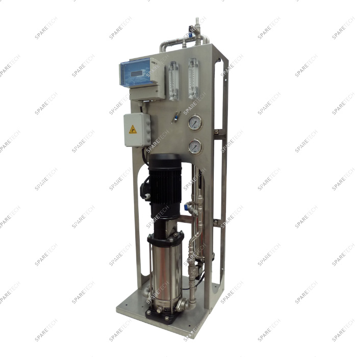 RO unit 600L/h with 3 x 4040 membranes & 1 vertical pump 380V