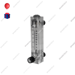 Flowmeter 1000L/h, M1/2" , with regulation valve, back mount