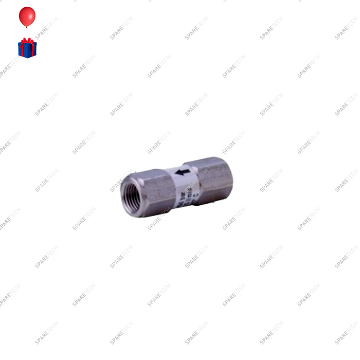High Pressure Stainless steel check valve FF1/4'' (EPDM), P.A.
