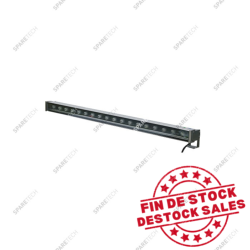 RGB light bar IP68 18W, 24VAC + 3m cable input, 0.3m cable output