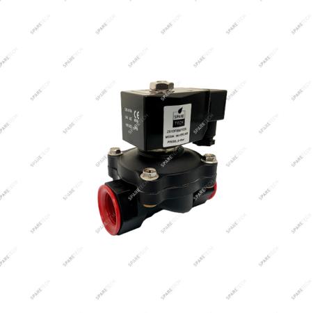 SPARELINE LP Solenoid valve nylon FF1", 24VAC, EPDM