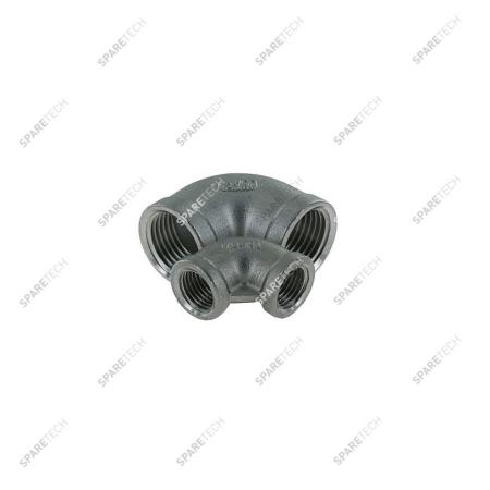 Stainless steel 90° elbow FF1/4"