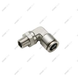 Elbow, stainless steel, M1/4" for 8-10mm hose
