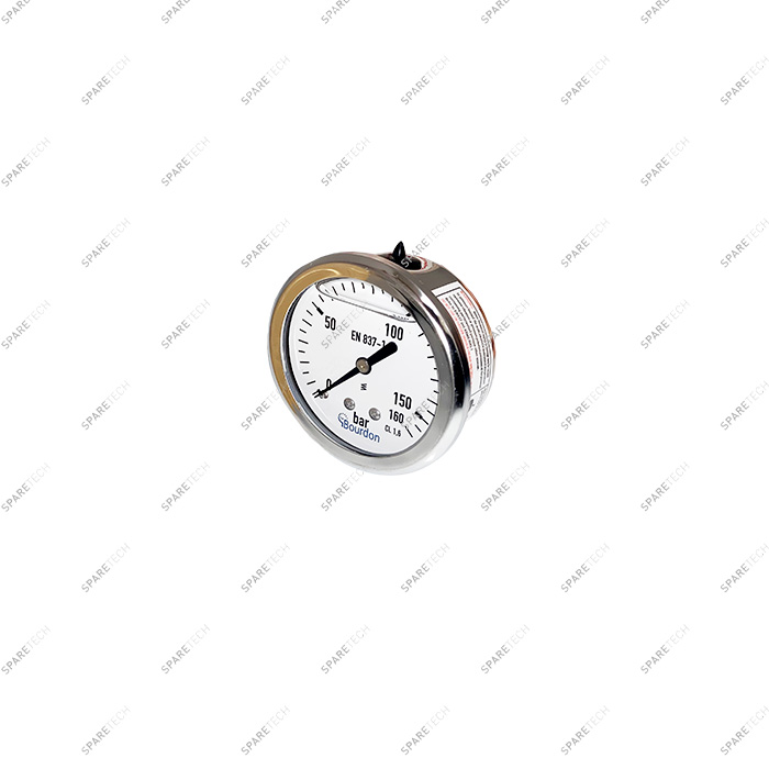 Pressure gauge 0-160bar back mount M1/4" D60mm