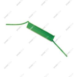 Green spiral hose 17m for wheelcleaner without nipple