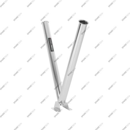 Stainless steel double lance holder ground fixed, Mosmatic
