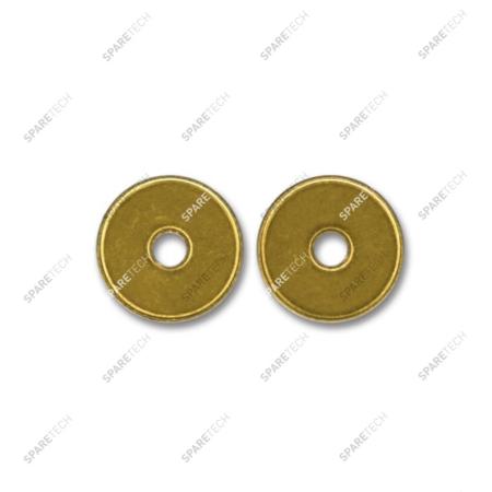 Brass token with hole 22,5X1,8mm (per 100)