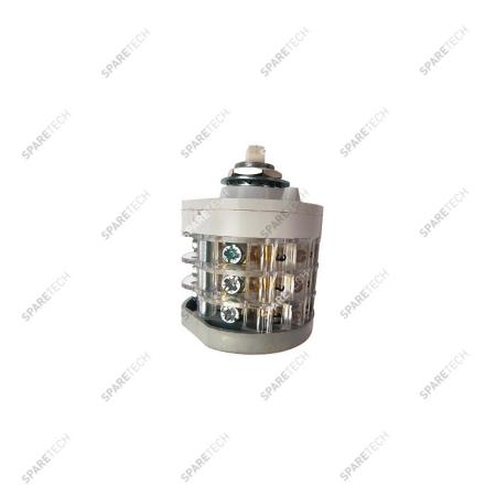 Rotary switch 6 positions D50 mm H. 60 mm
