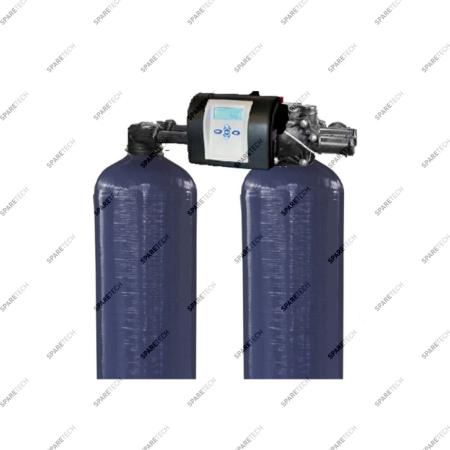 TWIN softener with CLACK TT1CK valve 2x50L salt tank, floor and float