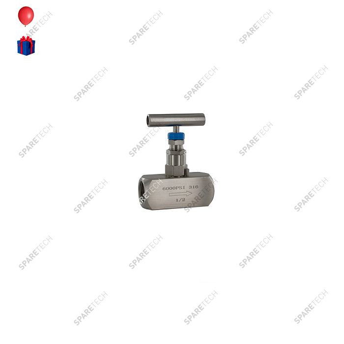 Stainless steel needel valve FF1/2''