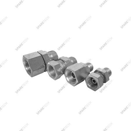 Non working swivel BSP60 MF1/2'', galvanized steel