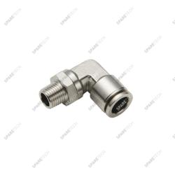 Elbow, stainless steel, M1/4" for 4-6mm hose