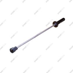 Stainless steel lance 700mm with black handle M1/4,  F1/8 Mosmatic