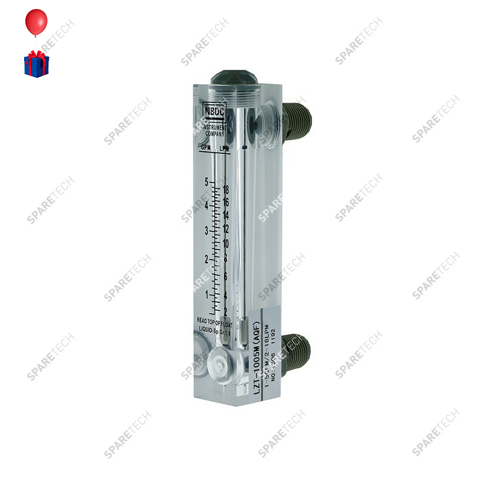 Flowmeter 1 000L/h, M1/2'', 17cm X 3cm