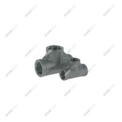 Stainless steel "T" coupling F1/2"