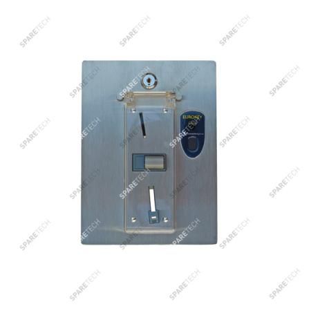 COIN ACCEPTOR DOOR RM5 & EUROKEY FOR TEMPEST CLASSIC  (24 x 17,5 cm)