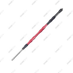 Straight lance Spareline 1000mm with red turning handle and injector