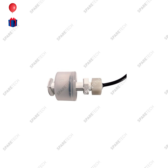 Low level float switch (NO or NC), 80°C, 50V max + 2 M cable