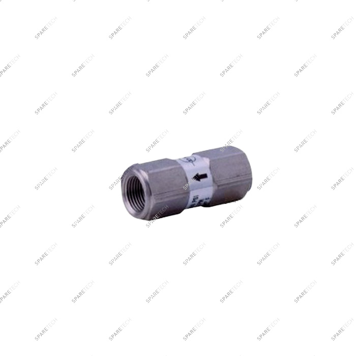 High Pressure Stainless steel check valve FF3/8'', (VITON), P.A.