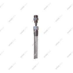 Stainless steel  nipple M1/4" for wheel cleaner hose 