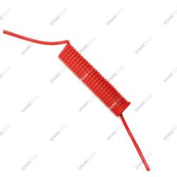 Red spiral hose 17M for wheel cleaner without nipple 