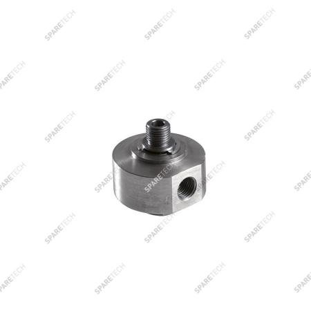 Stainless steel 90° swivel MF1/4" TECOMEC