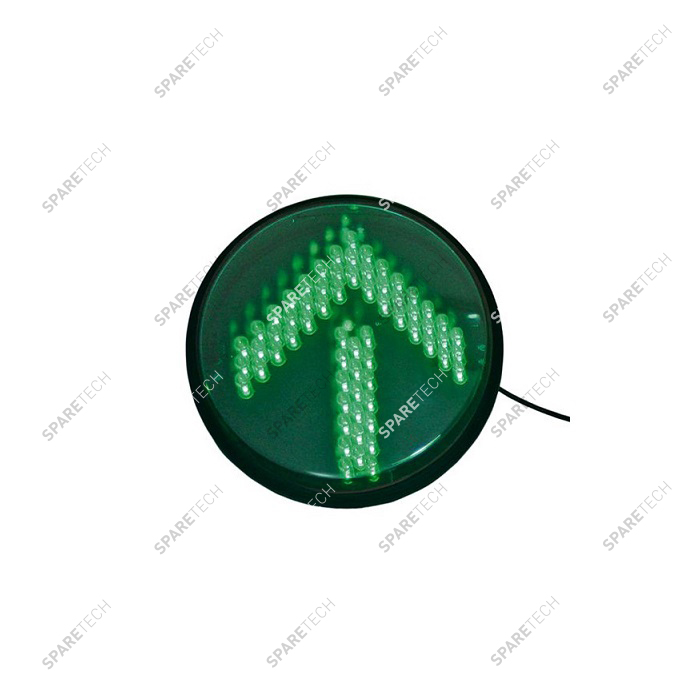 Green arrow light with LED 220V, D.200mm