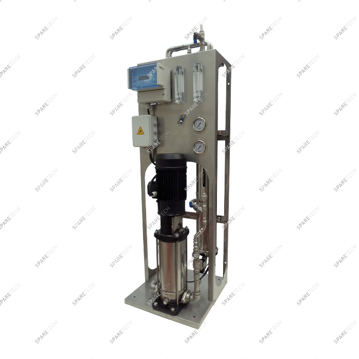 RO unit 400L/h with 2 x 4040 membranes & 1 vertical pump 380V
