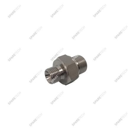 Pipe reducer G3/8"M G1/4"M stainless steel