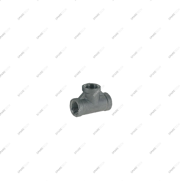 Stainless steel "T" coupling F1/4"