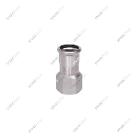 Adaptor D35 to press and 1 thread end F1"