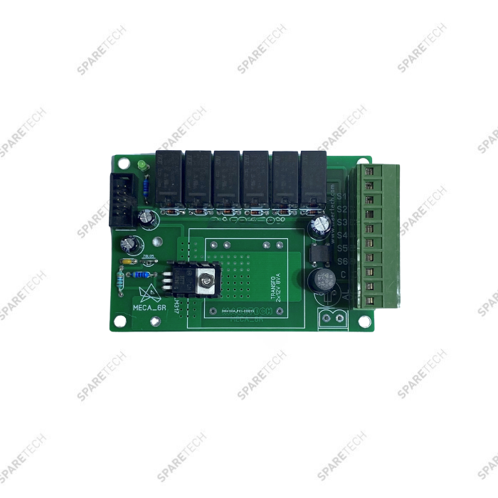 Interface 6 relays (24VAC or 24VDC) for coin acceptor  