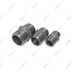 Hex pipe nipple GAZ MM 1/4'', Stainless steel