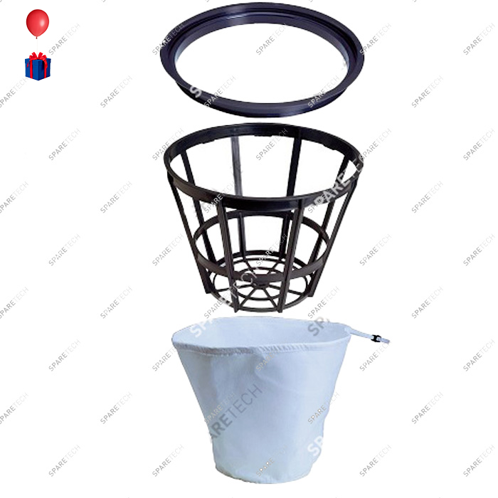 Complete kit: filter support + filter + basket for D.430mm tank 