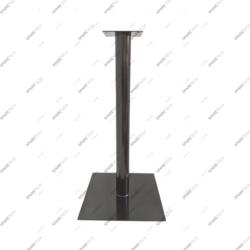 Floor mounted stainless steel pole for control box 1403130