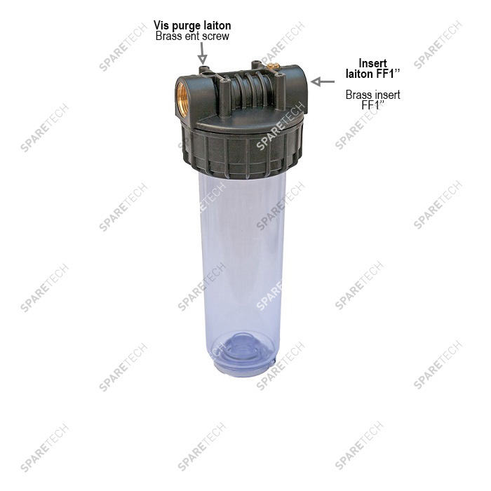 Filter housing for cartridge  9''3/4,  FF1" 