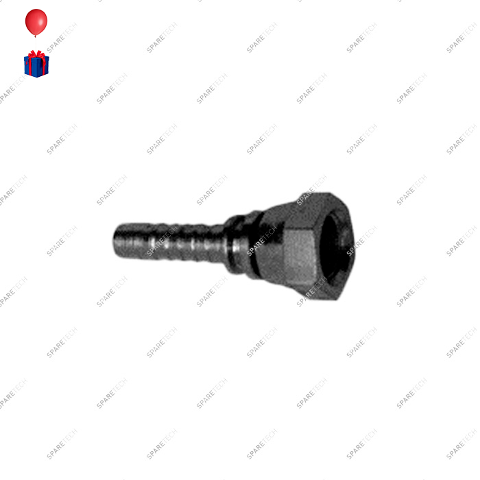 Steel male cone 1/4" coupling 