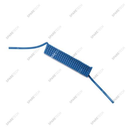 Blue spiral hose 17m for wheelcleaner, without nipple 8*5 mm 