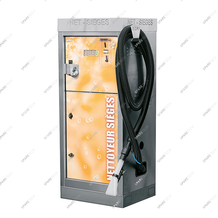 Stainless steel seat and carpet cleaner with RM5 + turbine 380V 2.2kW