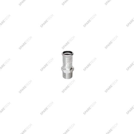 Adaptor D22 to press and 1 thread end M1/2"
