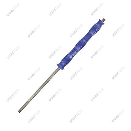 Straight stainless steel blue Easywash 300/600mm lance, M1/4''