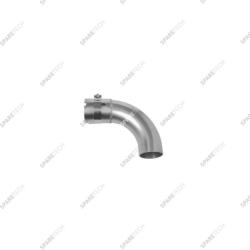 Stainless steel 90° elbow for air boom for D51 hose