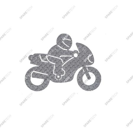 Stainless steel motorbike holding plate for fixing on the grating 