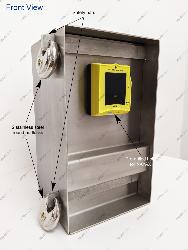 Control box with NAYAX and accessories 22x21.5x39cm